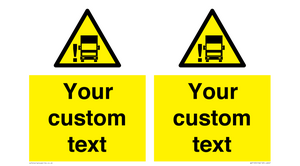 Custom warning blindspot